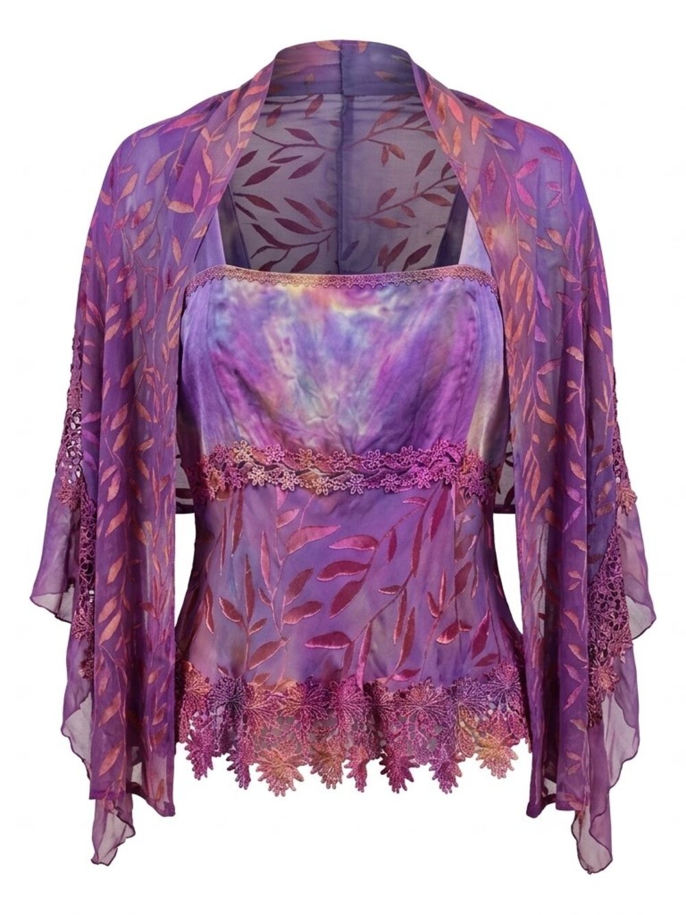 two-piece top (designer)